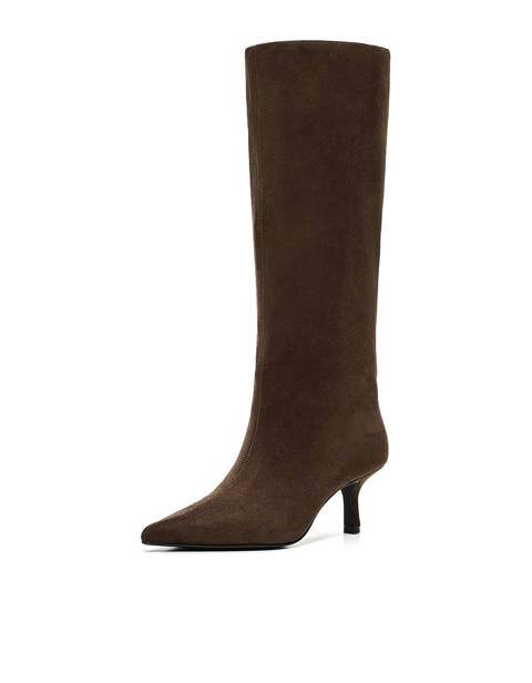 Bershka — Bottes talon kitten heel