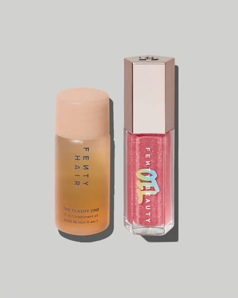 Fenty Beauty — The Hi-Shine Hunniez Micro Hair Oil + Full Size Lip Oil