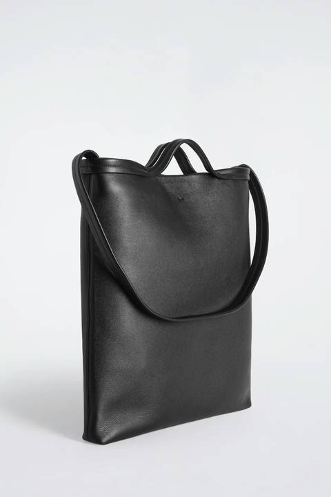 COS — Sac cabas tether - cuir