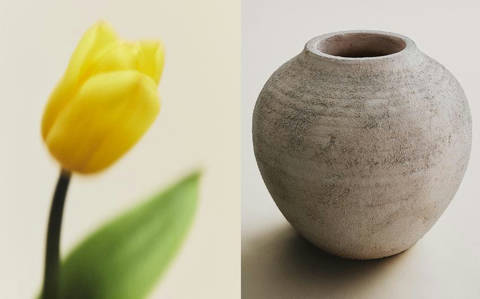 Zara Home — Vase céramique texture