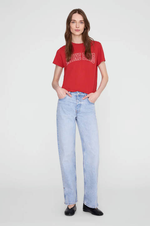 Anine Bing — Shelley Tee - Tango Red