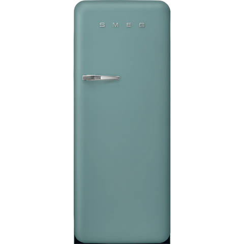 Smeg — Réfrigérateur Une porte Vert Émeraude Esthétique Années 50 FAB28REGM6