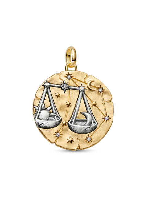 Pandora — Charm médaillon xl signe de la balance