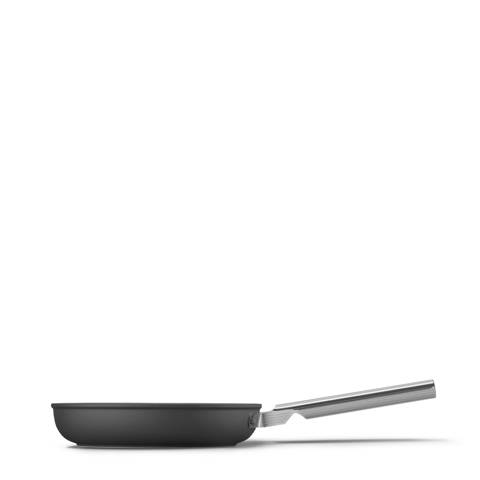 Smeg — Poêle antiadhésive Ustensiles de cuisson, Noir Esthétique Années 50