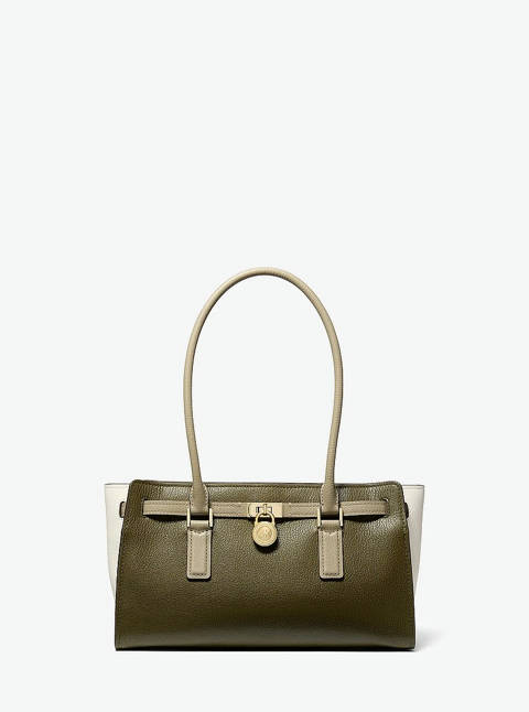 Michael Kors — Michael Kors Petit sac Hamilton Moderne en cuir à couleurs contrastées