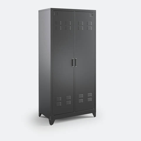 La Redoute Interieurs — Armoire 2 portes en métal acier, HIBA