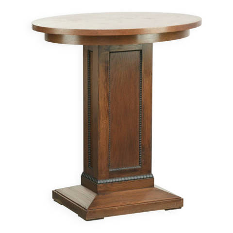 Selency — Table d'appoint en chêne néerlandais / table centrale au design École d'Amsterdam