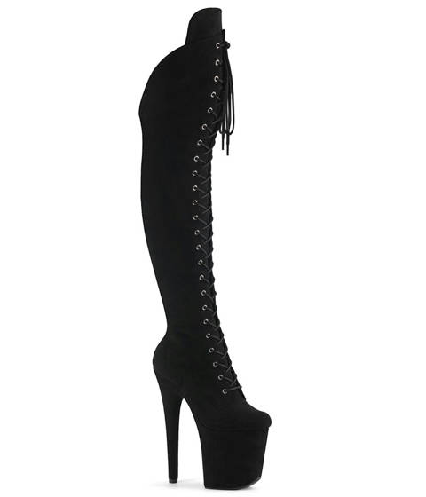 Pleaser — Cuissardes Velours Laçage Pleaser FLAMINGO 3014FS