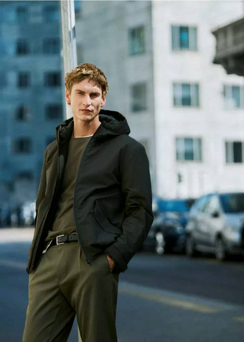 Mango — Veste compactable imperméable Thermore
