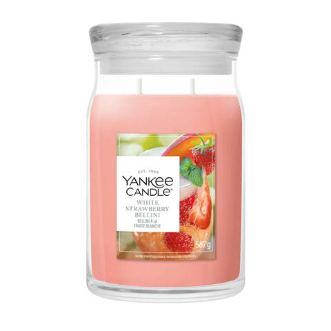 Yankee Candle — Bougie Bellini à la fraise blanche