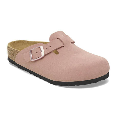 Birkenstock — Boston Kids Birko-Flor Nubuck – Pink Clay