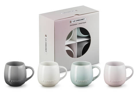Le Creuset — Set de 4 mugs Cocon en céramique