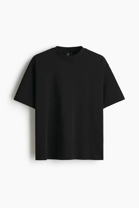 H&M — T-shirt Oversized Fit en coton