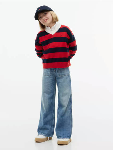 Tommy Hilfiger — Jean wide Mabel taille haute