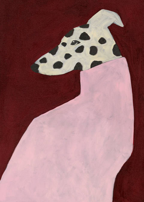 Desenio — Polka Dog Affiche
