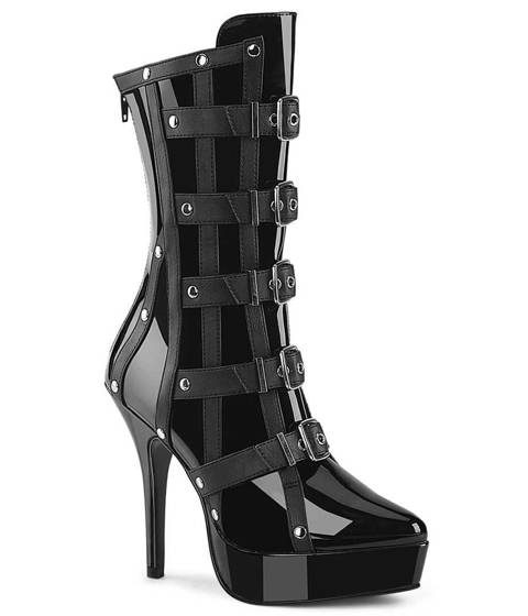 Devious — Bottines Style Corset à Plateforme INDULGE-1038 Devious
