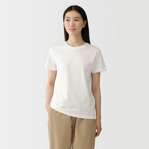 MUJI — T‐shirt en jersey pour femme