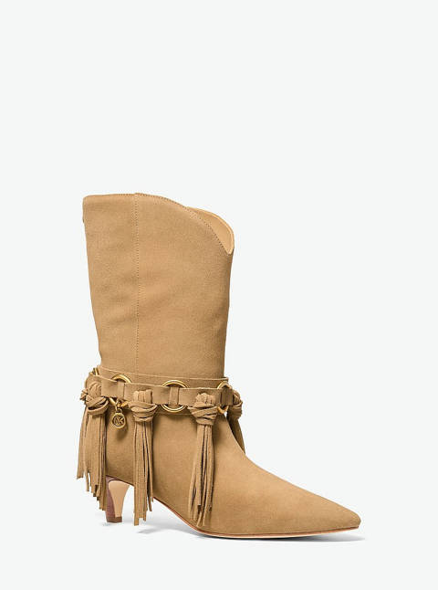Michael Kors — Michael Kors Botte Daniela à franges en daim