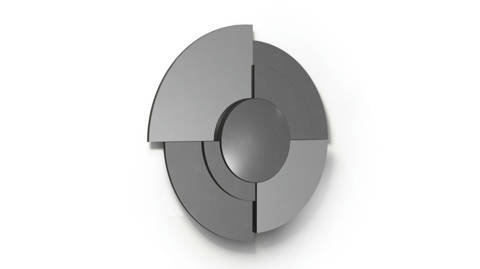 Roche Bobois — Merlin – Miroir - argent