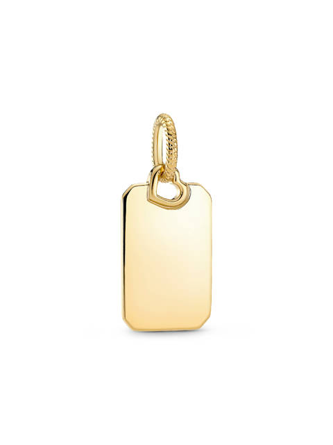 Pandora — Pendentif plaque rectangulaire gravable