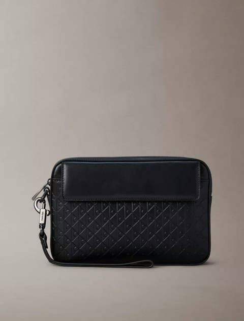 Calvin Klein — Minaudière avec logo emblématique intégral