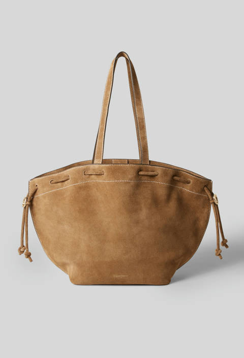 Claudie Pierlot — Sac Alban cuir suède – Sable