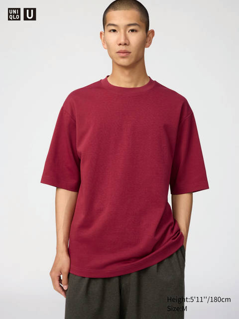 Uniqlo — T-shirt oversize AIRism en coton