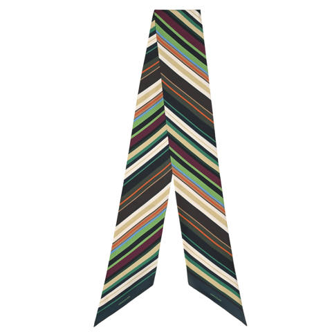 Longchamp — Étole L'Arc-en-ciel – Soie - Multicolore