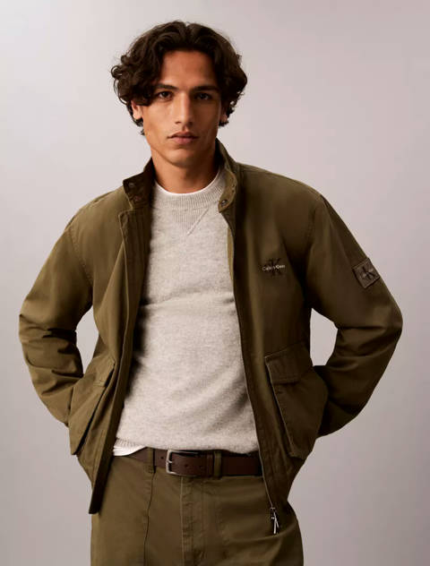 Calvin Klein — Pull à col rond en laine mérinos
