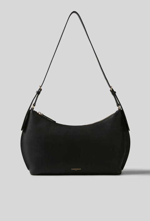 Claudie Pierlot — Sac Azur M cuir lisse – Noir