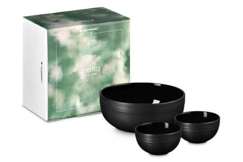 Le Creuset — Set de 3 bols Collection Serenity en céramique
