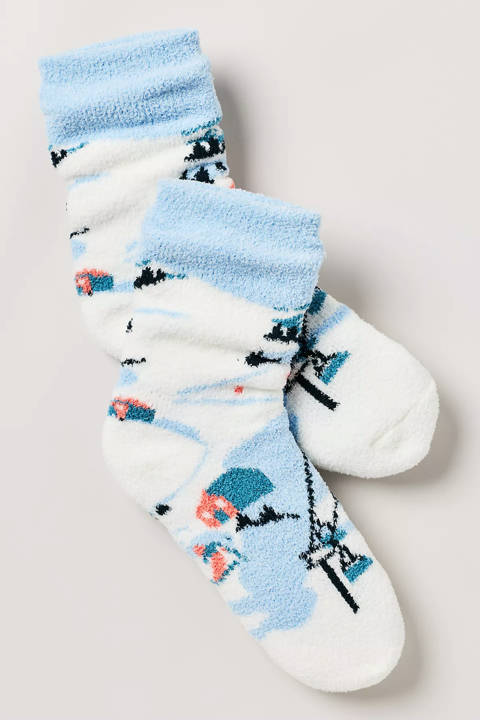 Anthropologie — Chaussettes Douillettes en Sherpa