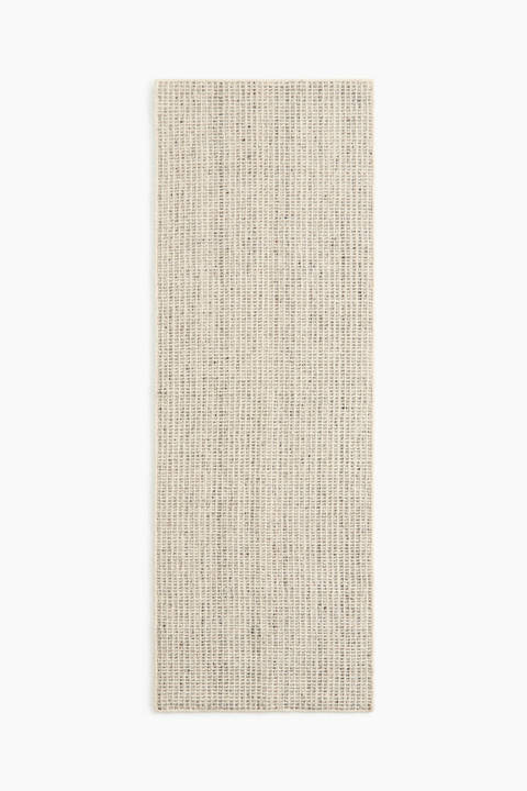 H&M Home — Tapis de couloir en laine – Grège clair/Beige