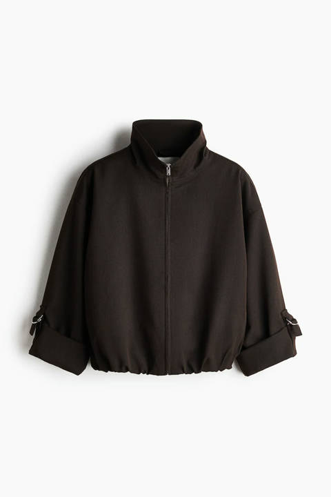 H&M — Veste oversize avec base à effet boule