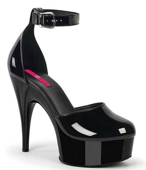PLEASER Pink Label — Escarpins Noirs Vernis Pink Label REVEL-688