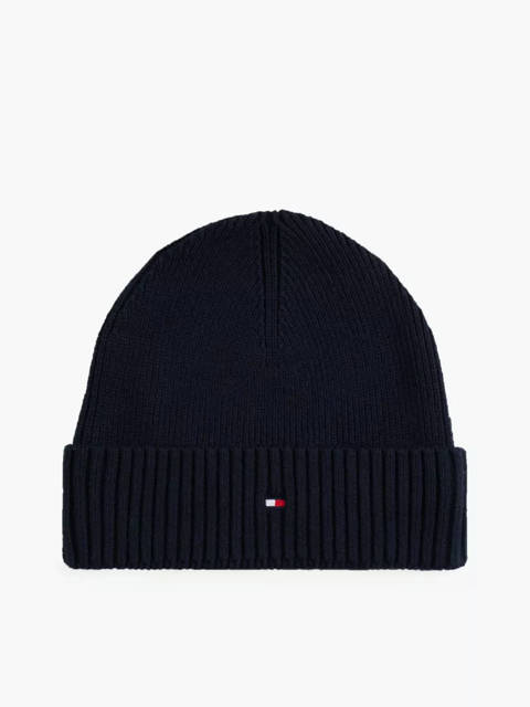 Tommy Hilfiger — Bonnet Hilfiger avec cachemire à drapeau brodé