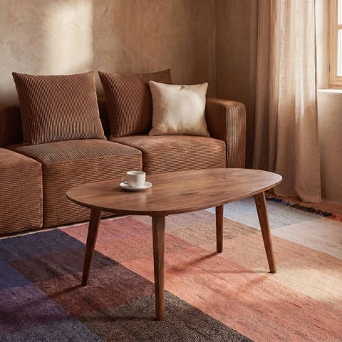 Maisons du Monde — Table basse vintage en bois de manguier, L108 cm Janeiro