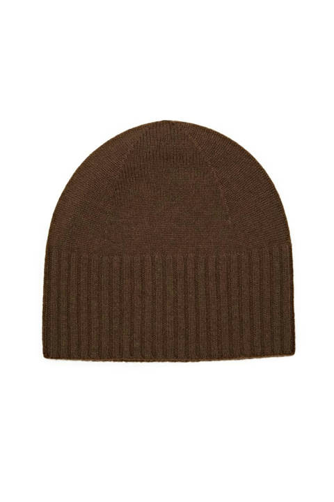Massimo Dutti — Bonnet en maille de laine et cachemire