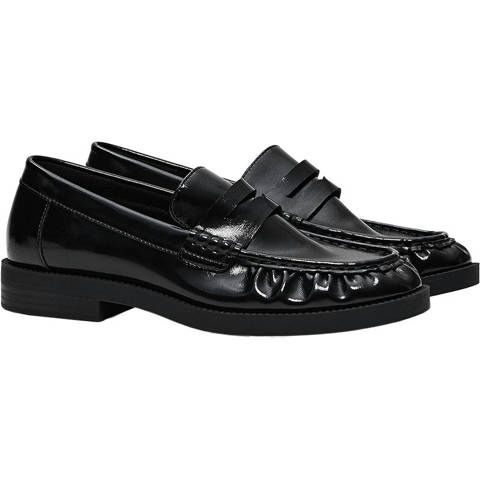 Bershka — MOCASSIN FRONCÉ