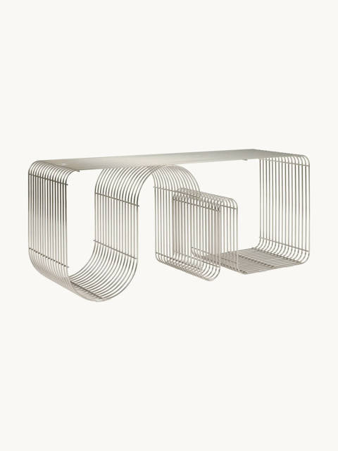 Westwing — Banc en acier inoxydable Curva