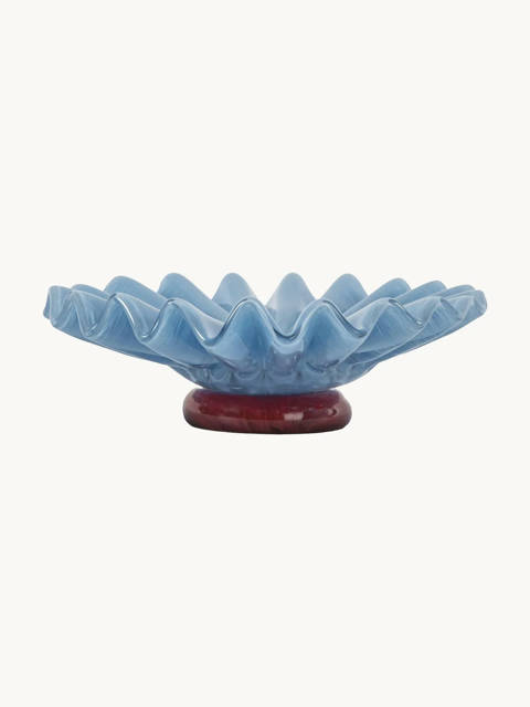 Westwing — Bol décoratif en verre soufflé à la bouche Lori, Ø 18 cm