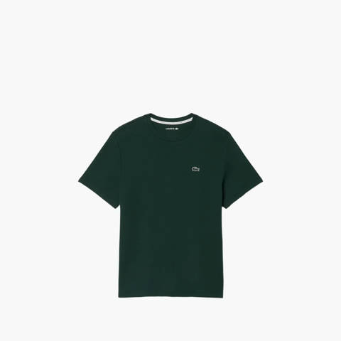 LACOSTE — T-shirt droit col rond en coton LACOSTE