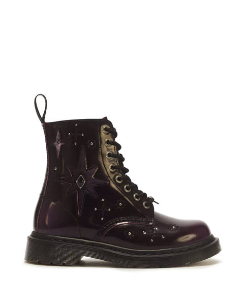 Dr. Martens — Boots 1460 Pascal Whimsigoth en Cuir Arcadia et Velours