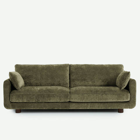 La Redoute Interieurs — Canapé droit 2, 3, 4 ou 5 places, en velours côtelé gaufré, EMILIO