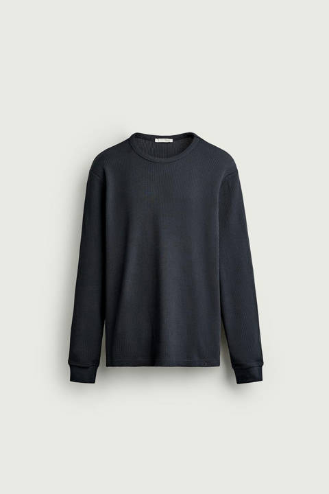 Zara — T-shirt regular fit structure waffle