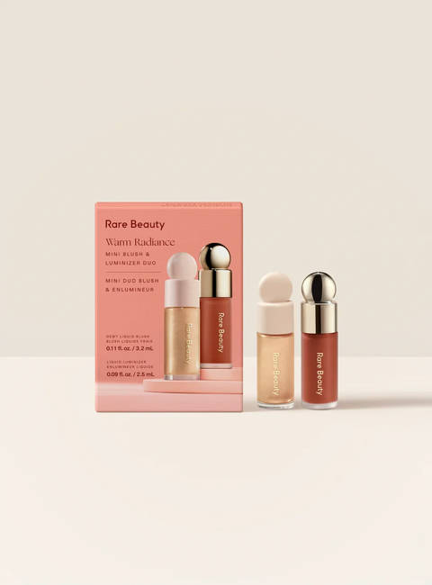 Rare Beauty — Warm Radiance Mini Blush & Luminizer Duo