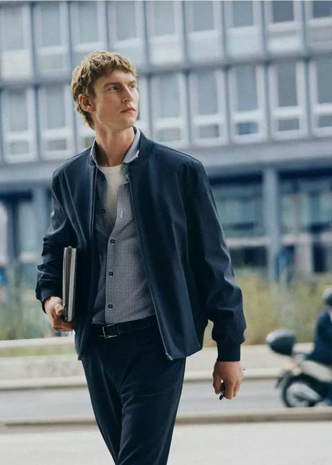 Mango — Veste bomber déperlante thermorégulatrice