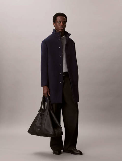 Calvin Klein — Pardessus en laine mélangée