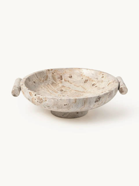 Westwing — Coupe décorative en marbre Fossil