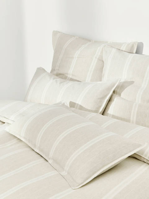 Westwing — Housse de couette en flanelle rayée Belinda